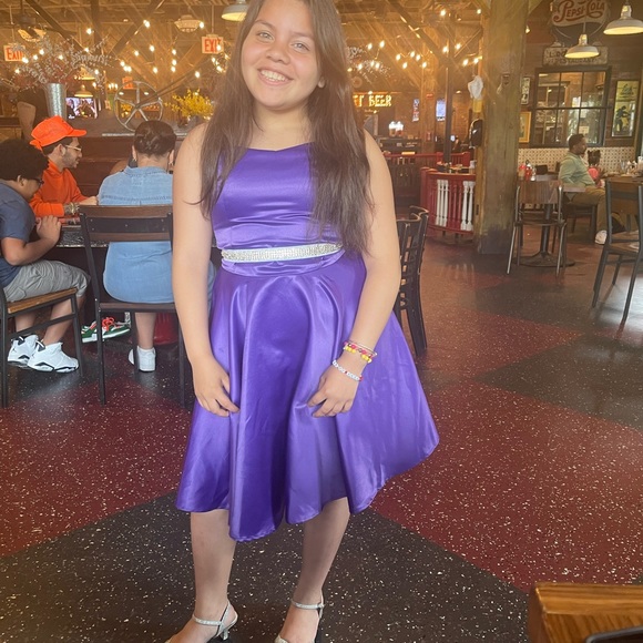 Beautiful Girls silk dress - Picture 1 of 2